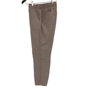 Womens Elastic smocked waist pullon chino pants Size 10 2382 Maurices